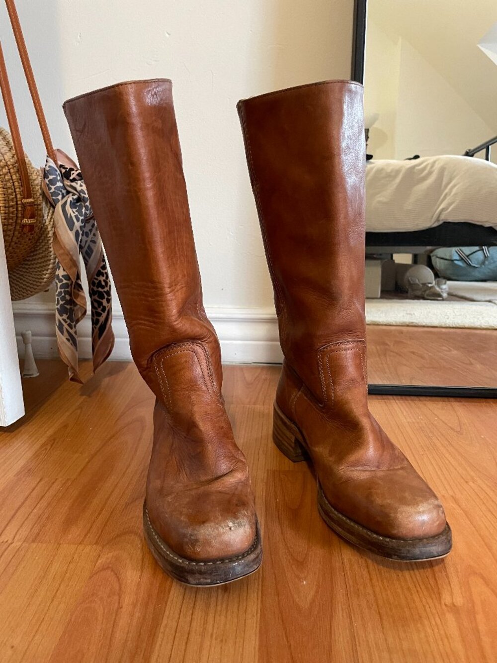 Frye Tall Leather Boots – Women’s Size 7.5 – Genuine Leather